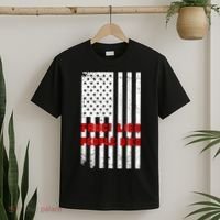 Fauci Lied People Died American Flag T-Shirt thumb 2
