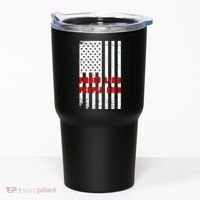 Fauci Lied People Died American Flag Tumbler thumb 0