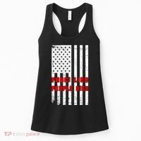 Fauci Lied People Died American Flag Women's Tank Top thumb 0