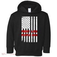 Fauci Lied People Died American Flag Toddler Hoodie thumb 0