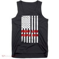 Fauci Lied People Died American Flag Tank Top thumb 0
