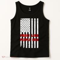 Fauci Lied People Died American Flag Tank Top thumb 2