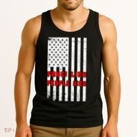 Fauci Lied People Died American Flag Tank Top thumb 3