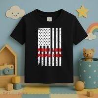 Fauci Lied People Died American Flag Toddler T-Shirt thumb 3