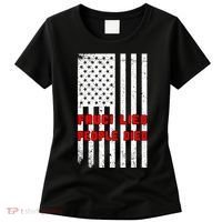 Fauci Lied People Died American Flag Women's T-Shirt thumb 0