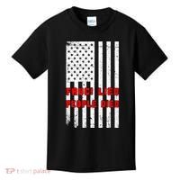 Fauci Lied People Died American Flag Kids T-Shirt thumb 0