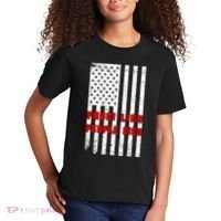Fauci Lied People Died American Flag Kids T-Shirt thumb 2