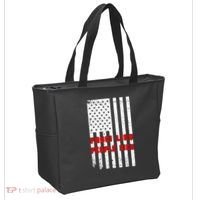 Fauci Lied People Died American Flag Tote Bag thumb 2