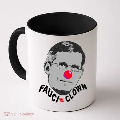 Fauci The Clown Coffee Mug