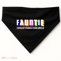 Fauntie Cooler Than a Fun Uncle Funcle Auntie USA-Made Doggie Bandana thumb 0