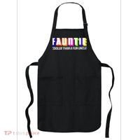 Fauntie Cooler Than a Fun Uncle Funcle Auntie Apron thumb 0