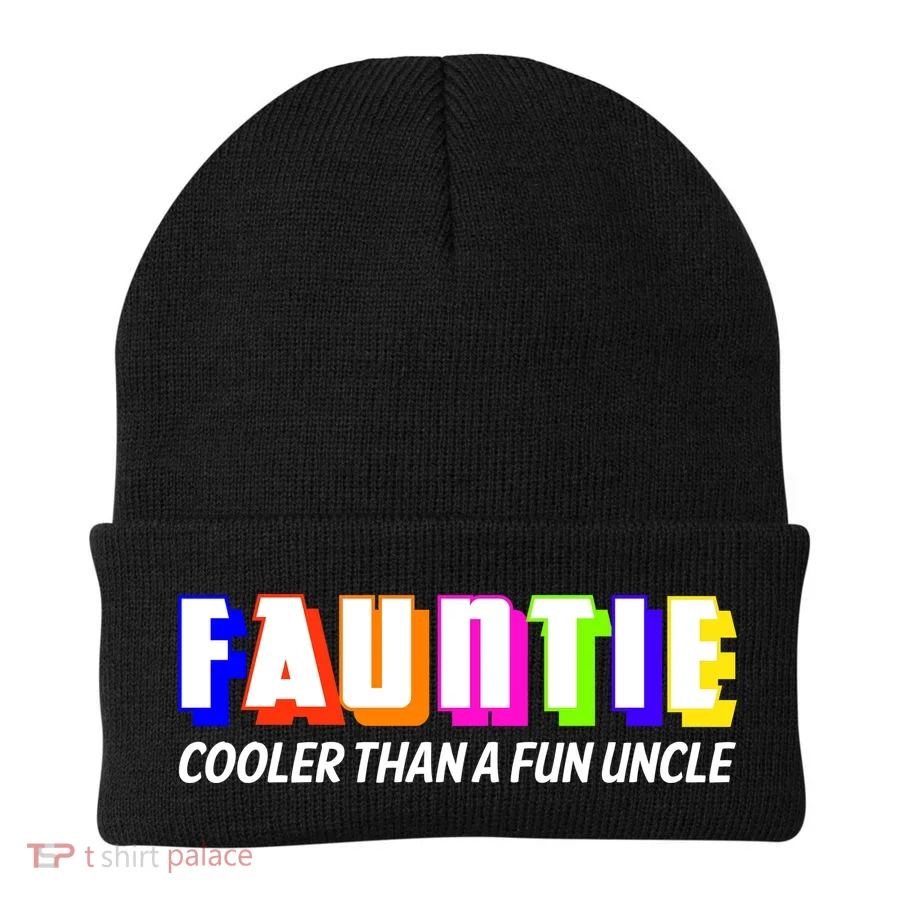 Fauntie Cooler Than a Fun Uncle Funcle Auntie Beanie