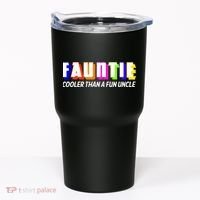 Fauntie Cooler Than a Fun Uncle Funcle Auntie Tumbler thumb 0