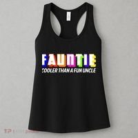Fauntie Cooler Than a Fun Uncle Funcle Auntie Women's Tank Top thumb 3