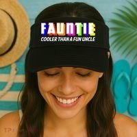 Fauntie Cooler Than a Fun Uncle Funcle Auntie Visor thumb 2