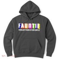 Fauntie Cooler Than a Fun Uncle Funcle Auntie Hoodie thumb 0