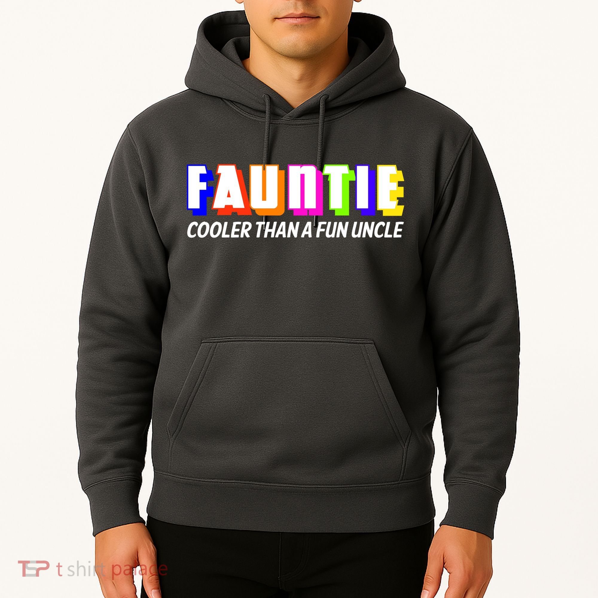 Fauntie Cooler Than a Fun Uncle Funcle Auntie Hoodie