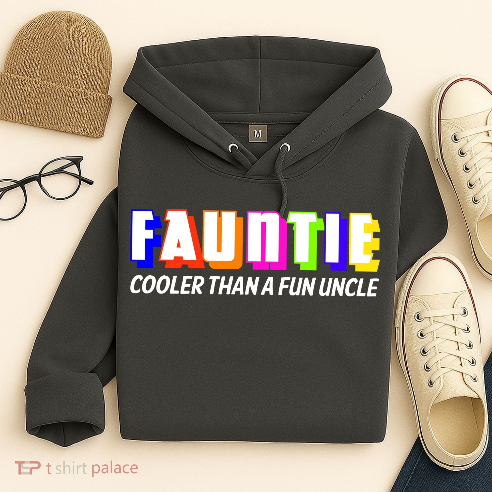 Fauntie Cooler Than a Fun Uncle Funcle Auntie Hoodie