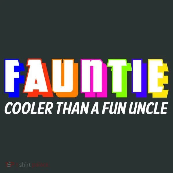 Fauntie Cooler Than a Fun Uncle Funcle Auntie Hoodie