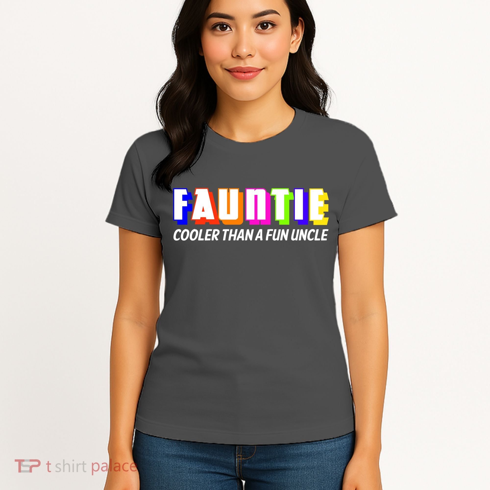 Fauntie Cooler Than a Fun Uncle Funcle Auntie Women's T-Shirt