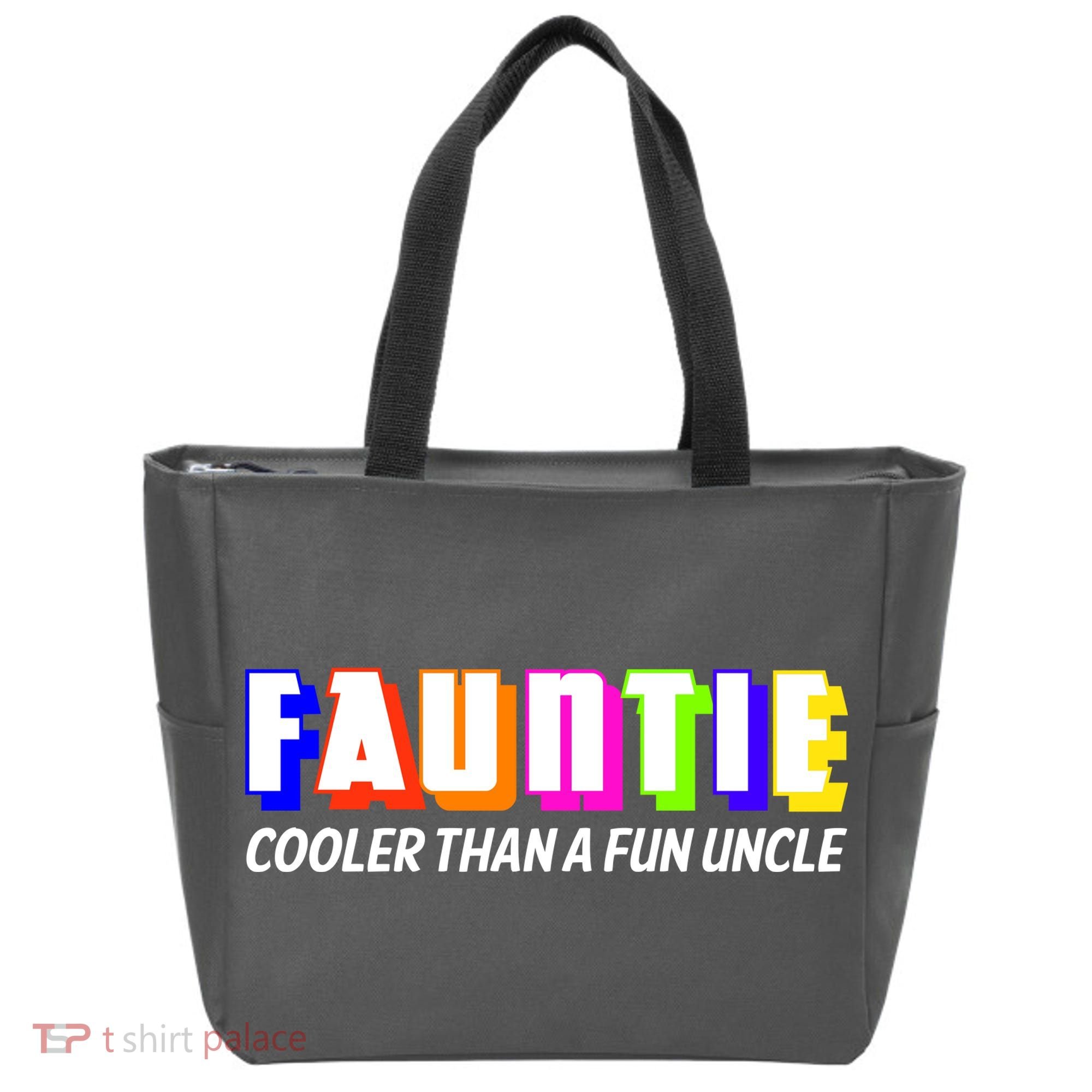 Fauntie Cooler Than a Fun Uncle Funcle Auntie Tote Bag