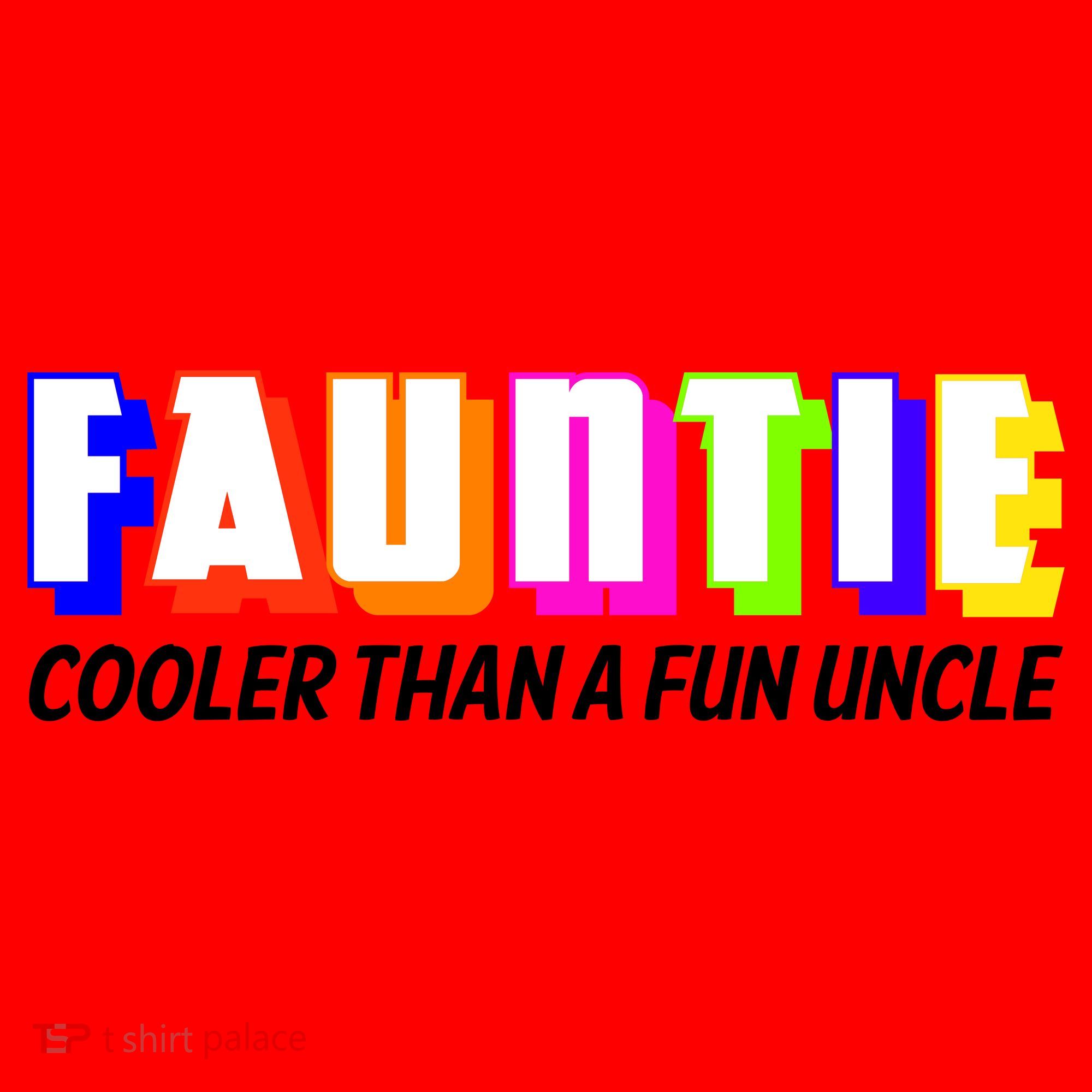 Fauntie Cooler Than a Fun Uncle Funcle Auntie Santa Hat