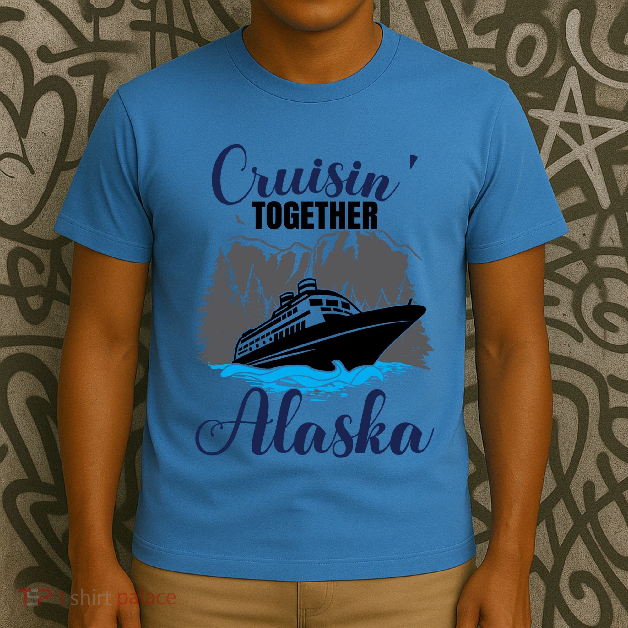 Funny Alaska Vacation Wildlife Cruisin' Together Alaska Gift T-Shirt