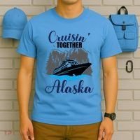 Funny Alaska Vacation Wildlife Cruisin' Together Alaska Gift T-Shirt thumb 5