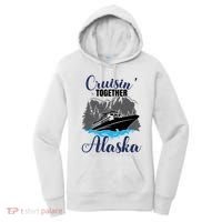 Funny Alaska Vacation Wildlife Cruisin' Together Alaska Gift Women's Hoodie thumb 0