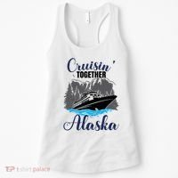 Funny Alaska Vacation Wildlife Cruisin' Together Alaska Gift Women's Tank Top thumb 0