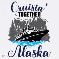 Funny Alaska Vacation Wildlife Cruisin' Together Alaska Gift Women's Tank Top thumb 5