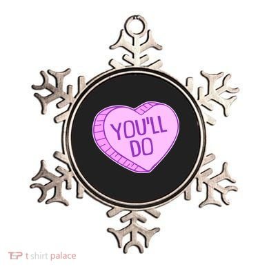 Funny Anti Valentines Day You'll Do Candy Heart Ornament