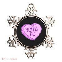 Funny Anti Valentines Day You'll Do Candy Heart Ornament thumb 0
