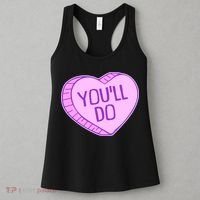 Funny Anti Valentines Day You'll Do Candy Heart Women's Tank Top thumb 3