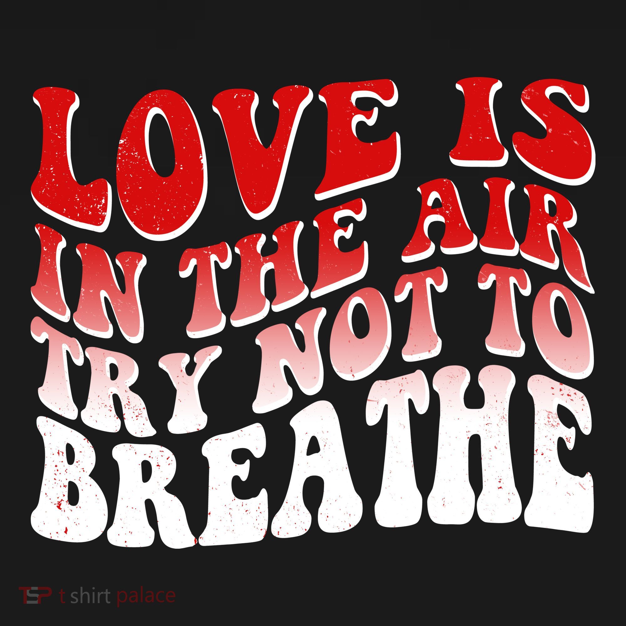 Funny Anti Valentine Love Is In The Air Try Not To Breathe Women's Tank Top