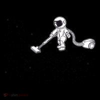 Funny Astronaut Vacuuming Galaxy Stars Coffee Mug thumb 5