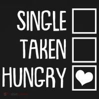 Funny Anti Valentine Single Taken Hungry Women's Tank Top thumb 5