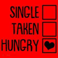 Funny Anti Valentine Single Taken Hungry Santa Hat thumb 1