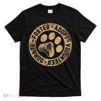 Foster. Adopt. Volunteer. Donate. Animal Rescue Dog T-Shirt thumb 0