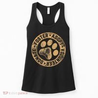 Foster. Adopt. Volunteer. Donate. Animal Rescue Dog Women's Tank Top thumb 0