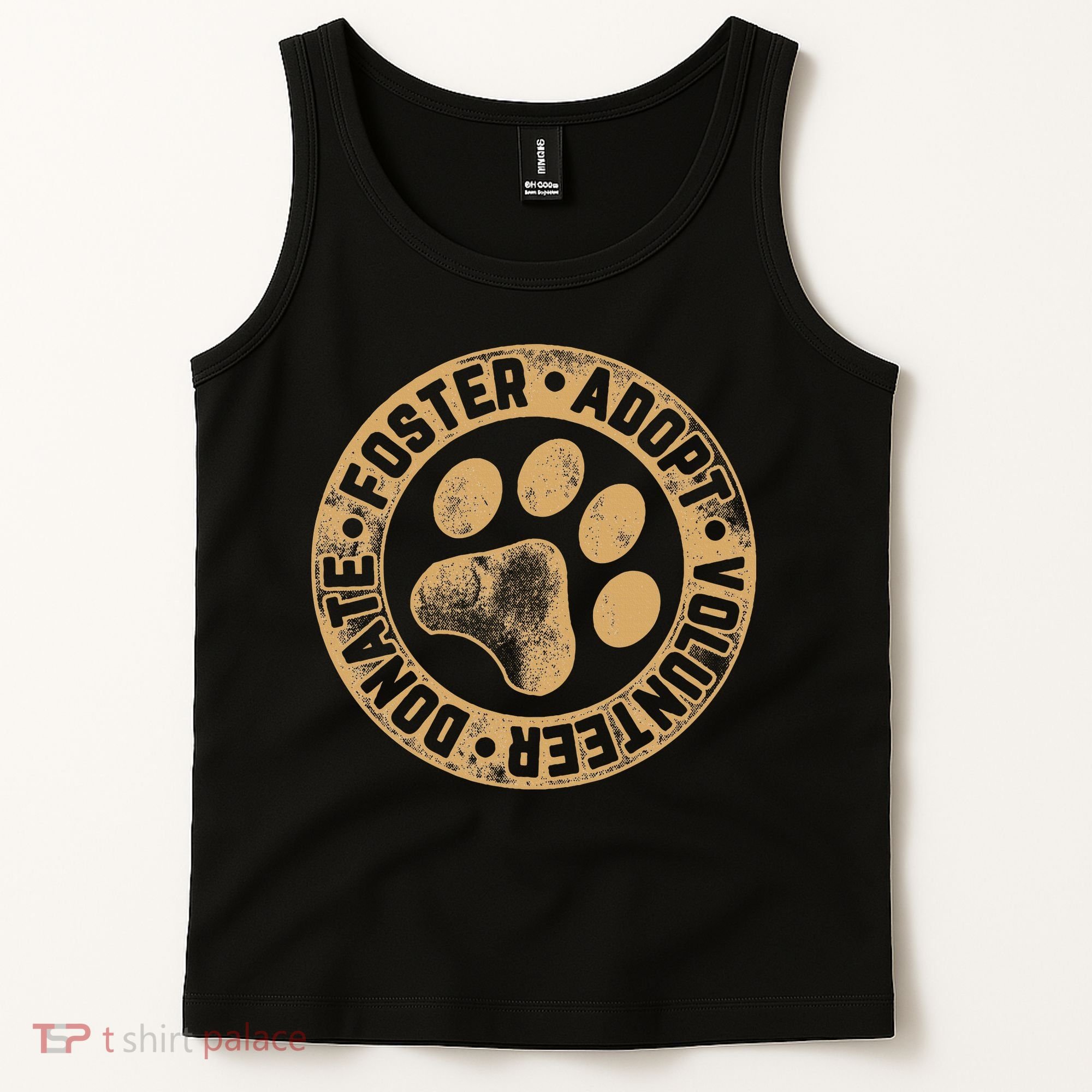 Foster. Adopt. Volunteer. Donate. Animal Rescue Dog Tank Top