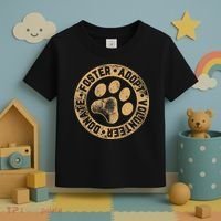 Foster. Adopt. Volunteer. Donate. Animal Rescue Dog Toddler T-Shirt thumb 3