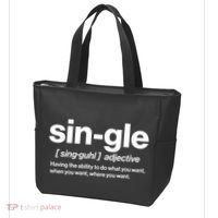 Funny Anti Valentine Single Definition Tote Bag thumb 3