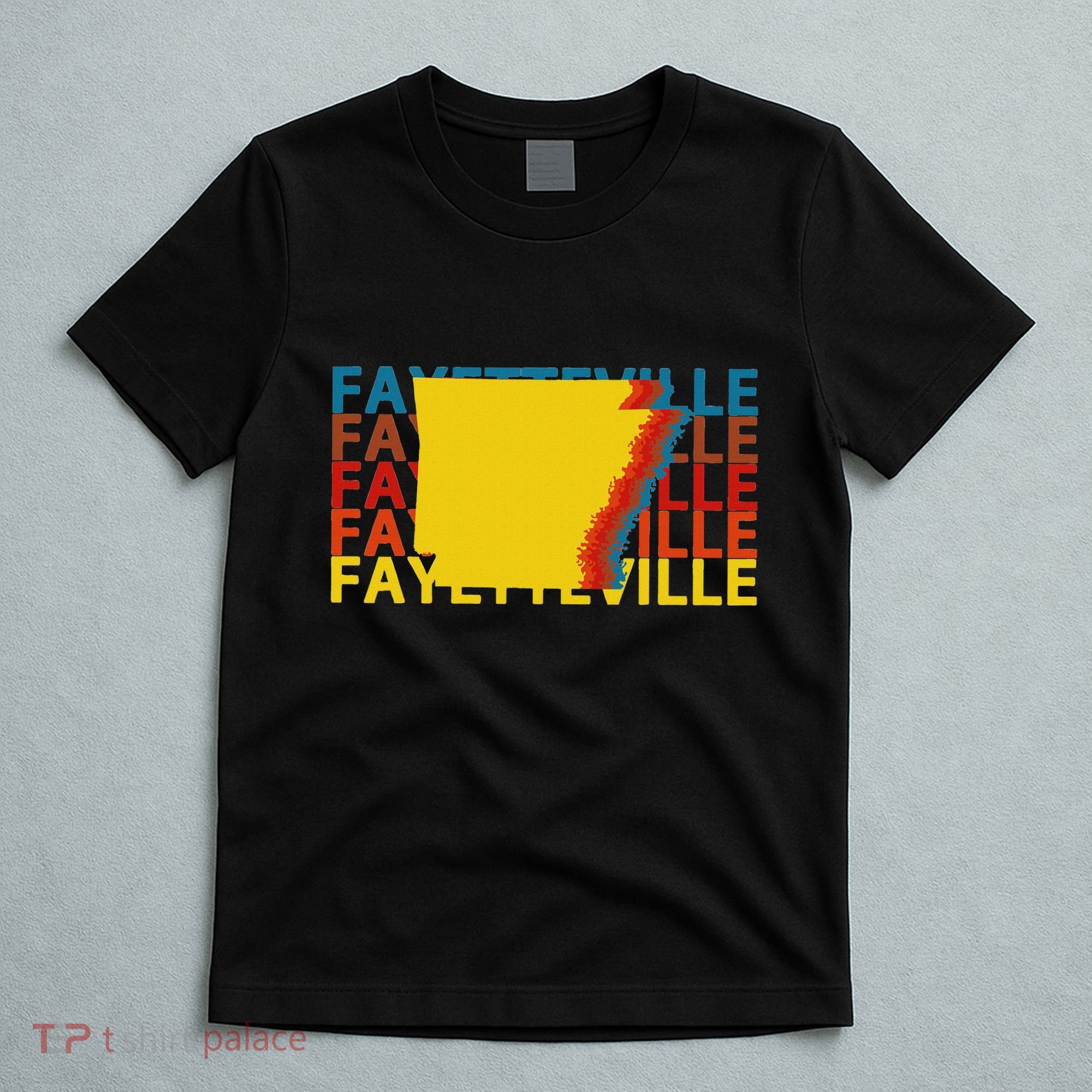 Fayetteville Arkansas Vintage Repeat Ar T-Shirt
