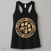 Foster. Adopt. Volunteer. Donate. Animal Rescue Dog Women's Tank Top thumb 3