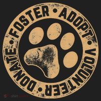 Foster. Adopt. Volunteer. Donate. Animal Rescue Dog Hat thumb 2