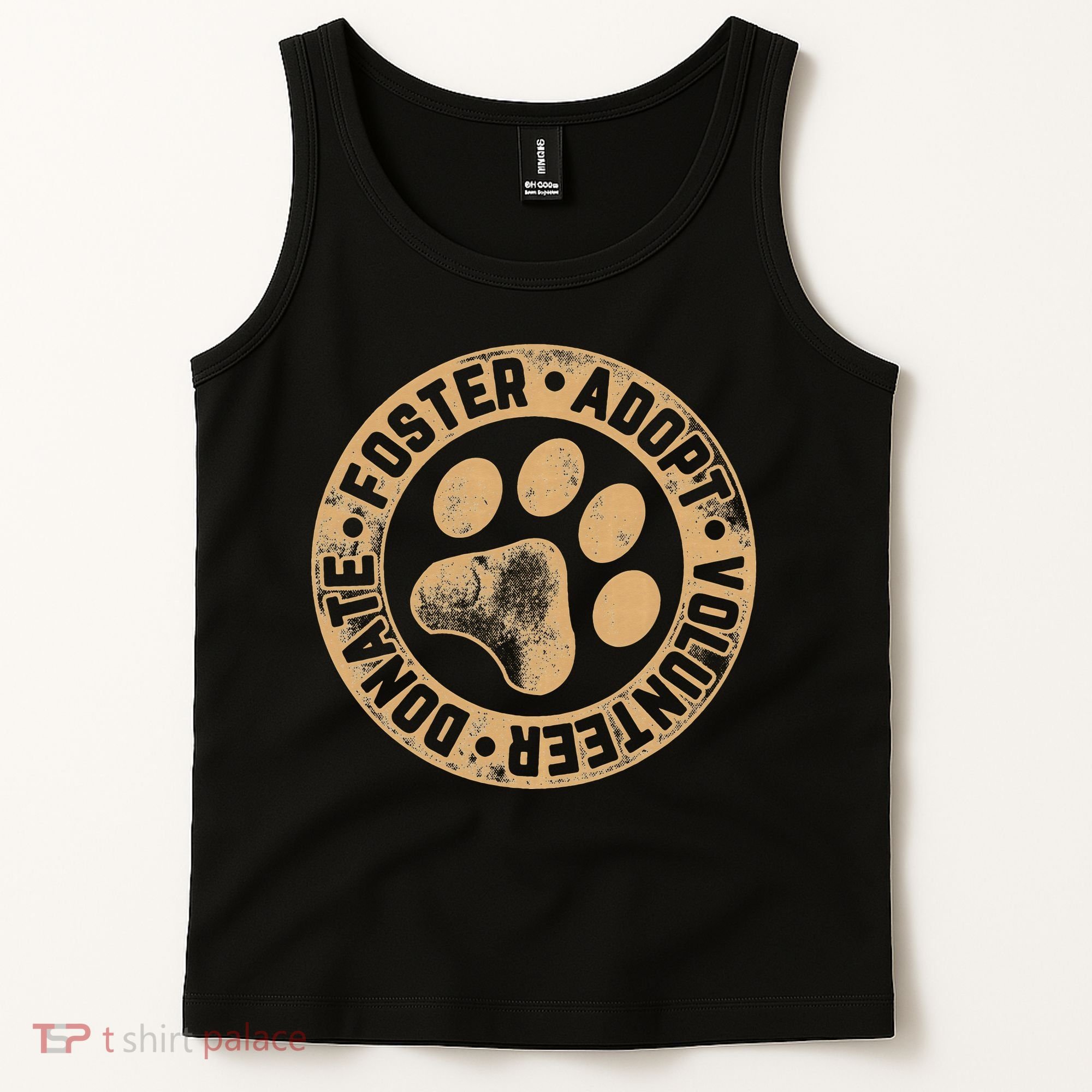 Foster. Adopt. Volunteer. Donate. Animal Rescue Dog Tank Top