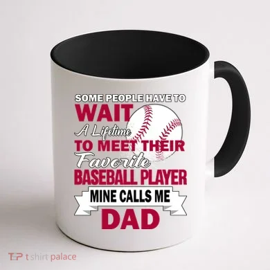Favorite Baseball Player Coffee Mug back