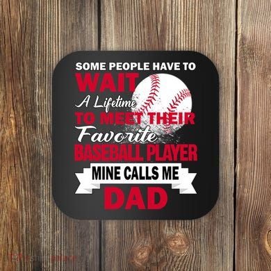 Favorite Baseball Player Coaster
