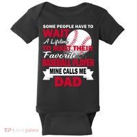 Favorite Baseball Player Baby Bodysuit thumb 0